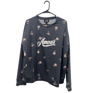 Cozy Floral Sweatshirt - lounge